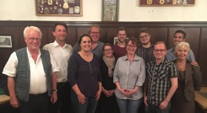 Der neue Vorstand und Beisitzerinnen und Beisitzer