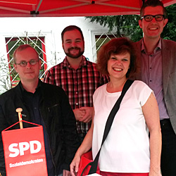 Raderzoll 2014 Mitglieder der SPD-Ortsvereine Bayenthal, Marienburg, Raderberg, Raderthal und Zollstock